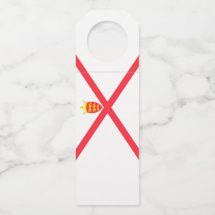 Vlag van het eiland Jersey Flessenhanger