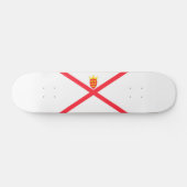 Vlag van het eiland Jersey Persoonlijk Skateboard (Horizontaal)