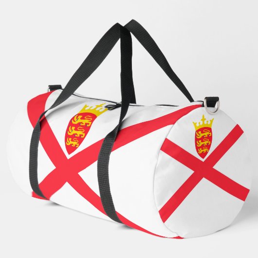 Vlag van het eiland Jersey Plunjezak (Linkerhoek)