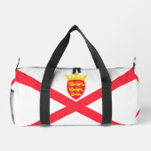 Vlag van het eiland Jersey Plunjezak (Achterkant)