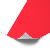Vlag van het eiland Jersey Poster (Hoek)