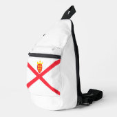 Vlag van het eiland Jersey Sling Bag (Rechterhoek)