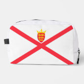 Vlag van het eiland Jersey Toilettasje (Voorkant)