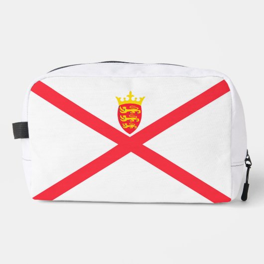 Vlag van het eiland Jersey Toilettasje (Voorkant)