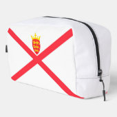 Vlag van het eiland Jersey Toilettasje (Rechterhoek)