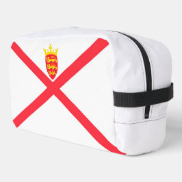 Vlag van het eiland Jersey Toilettasje