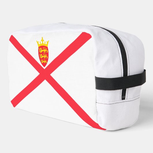Vlag van het eiland Jersey Toilettasje (Linkerhoek)
