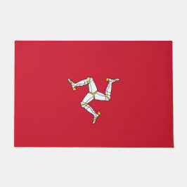Vlag van het eiland Man Deurmat