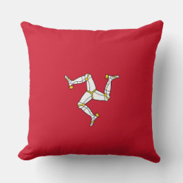 Vlag van het eiland Man Kussen