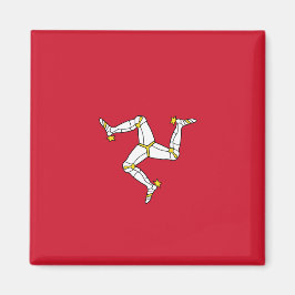 Vlag van het eiland Man Magneet
