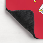 Vlag van het eiland Man Muismat (Hoek)