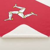 Vlag van het eiland Man Sherpa Deken (3/4)