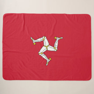 Vlag van het eiland Man Sherpa Deken