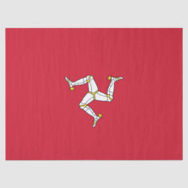 Vlag van het eiland Man Tissuepapier