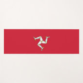 Vlag van het eiland Man Yogamat (Voorkant (horizontaal))