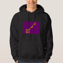 Vlag van het eiland Sessrumnir Hoodie