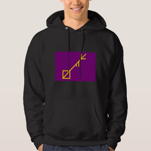 Vlag van het eiland Sessrumnir Hoodie (Voorkant)