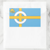 Vlag van het eiland Skye, SCHOTLAND Rechthoekige Sticker (Tas)