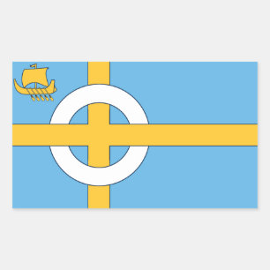 Vlag van het eiland Skye, SCHOTLAND Rechthoekige Sticker