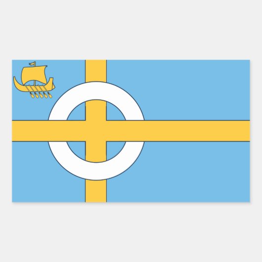 Vlag van het eiland Skye, SCHOTLAND Rechthoekige Sticker (Voorkant)