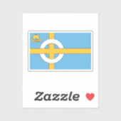 Vlag van het eiland Skye, SCHOTLAND Sticker (Vel)