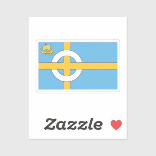Vlag van het eiland Skye, SCHOTLAND Sticker (Vel)