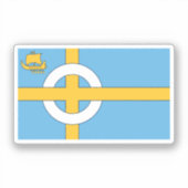 Vlag van het eiland Skye, SCHOTLAND Sticker (Voorkant)