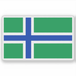 Vlag van het eiland South Uist, Schotland Sticker