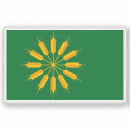 Vlag van het eiland Tiree, Schotland Sticker