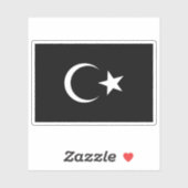 Vlag van het Emiraat Cyrenaica, Libië (1949-1951) Sticker (Vel)