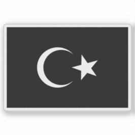 Vlag van het Emiraat Cyrenaica, Libië (1949-1951) Sticker