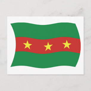 Vlag van het Ewe-volk ansichtkaart Briefkaart