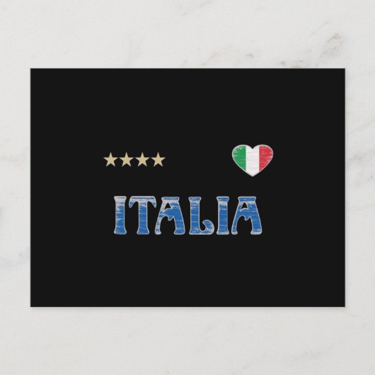 Vlag van het Football Ventilator Shirt in Italië Briefkaart (Voorkant)