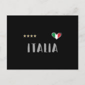 Vlag van het Football Ventilator Shirt in Italië Briefkaart (Voorkant)