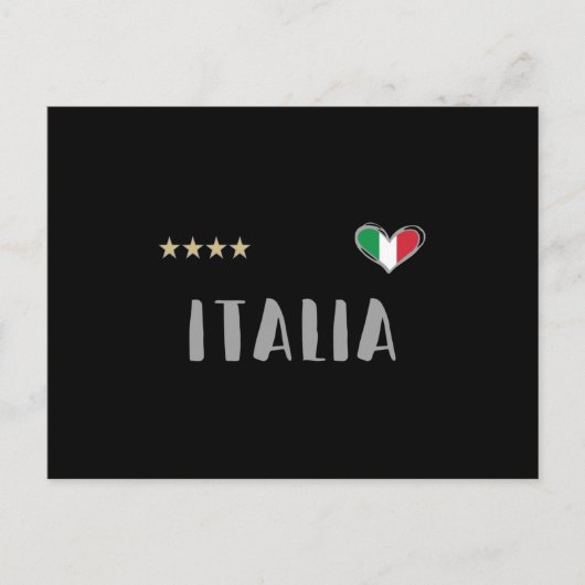 Vlag van het Football Ventilator Shirt in Italië Briefkaart (Voorkant)