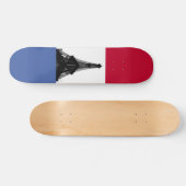 Vlag van het Franse Skateboard (Horizontaal)