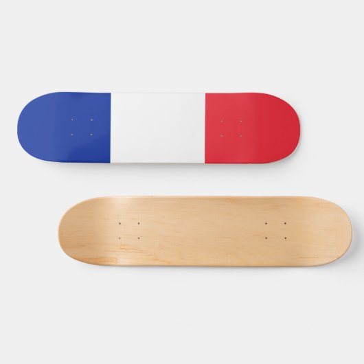 Vlag van het Franse Skateboard (Horizontaal)