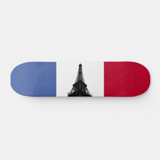 Vlag van het Franse Skateboard (Horizontaal)