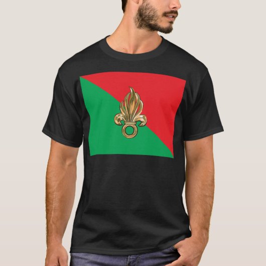 Vlag van het Franse Vreemdelingenlegioen T-shirt (Voorkant)