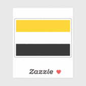 Vlag van het Garifuna volk, Midden-Amerika Sticker (Vel)