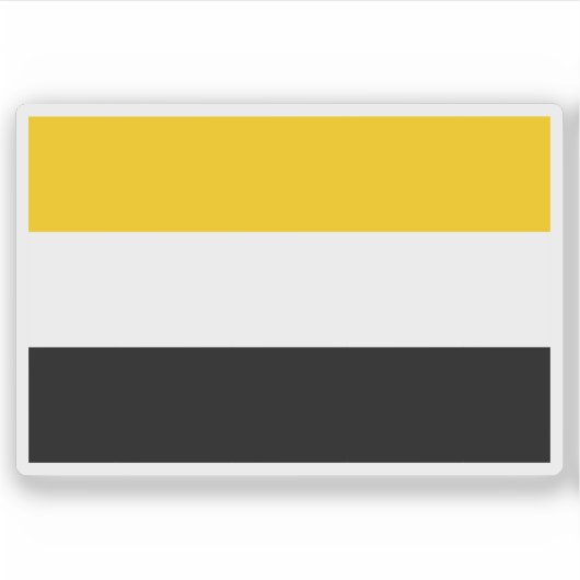 Vlag van het Garifuna volk, Midden-Amerika Sticker (Voorkant)