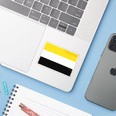 Vlag van het Garifuna volk, Midden-Amerika Sticker (Laptop met iPhone)