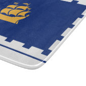 Vlag van het gemeentebestuur van Quebec Snijplank (Hoek)