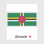 Vlag van het Gemenebest van Dominica (1990-heden) Sticker (Vel)