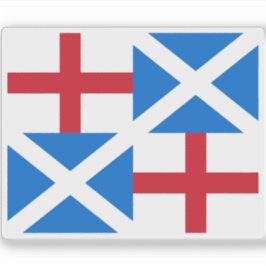 Vlag van het Gemenebest van Engeland Sticker