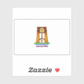 Vlag van het gouvernement New Valley in Egypte Sticker (Vel)