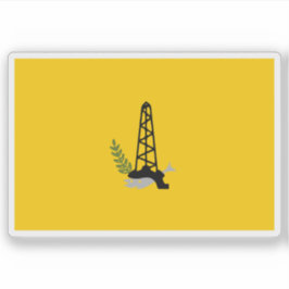 Vlag van het Gouvernement Noord-Sinaï (Nieuw), Egy Sticker