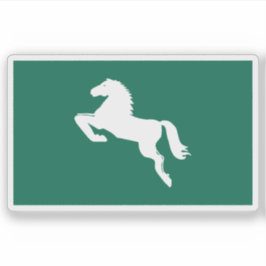 Vlag van het gouvernement Sharkia in Egypte Sticker