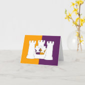 Vlag van het graafschap Aberdeen Kaart (Gele Bloem)