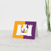 Vlag van het graafschap Aberdeen Kaart (Voorkant)